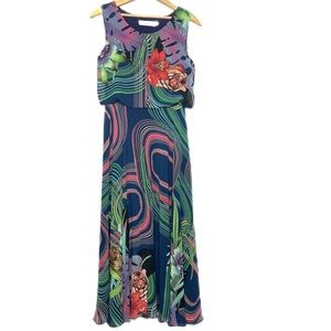 BORME Tropical Jungle Maxi Dress Women’s Size Small
